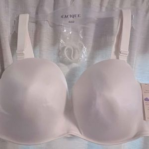 NWT 42DD Cacique Multi-Way Strapless Bra